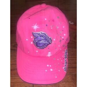 47 Brand Kids Wildcats Pink Sparkle Adjustable Baseball Hat Youth Cap